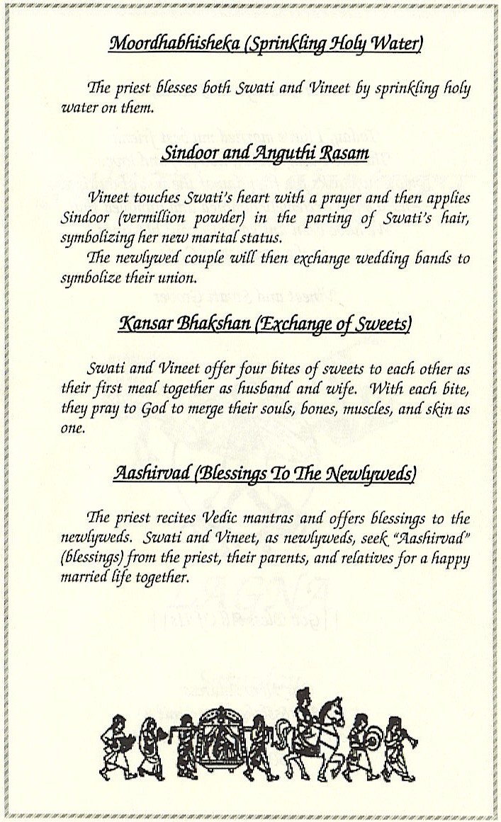 wedding ceremony program